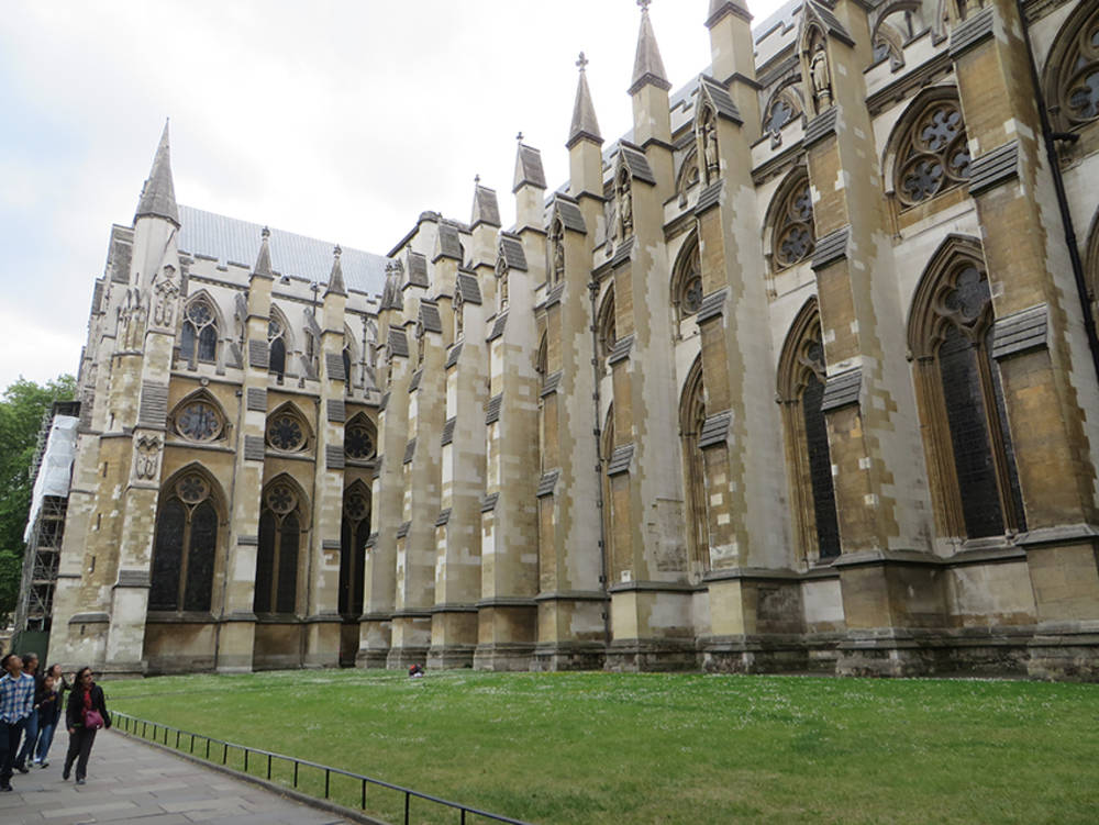 Westminster Abbey, London: Chilmark Stone